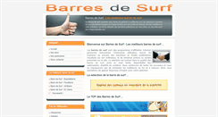 Desktop Screenshot of barresdesurf.com